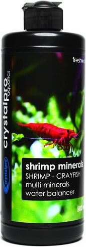 Crystalpro Shrimp Minerals 4.2 Oz – Liquid Aquarium Salt & Trace Elements for Freshwater Shrimp Tanks – Supports Caridina & Neocaridina – Molting & Breeding Additive – Invertebrate Tank Conditioner in Saudi Arabia