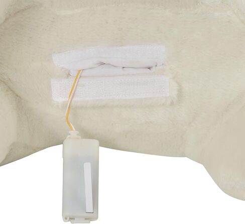 حصان هزاز للاطفال من قابا مع جسم دب قطبي ناعم، صوت زدير ممتع، ومقاود امان ومساند للقدمين in Kuwait