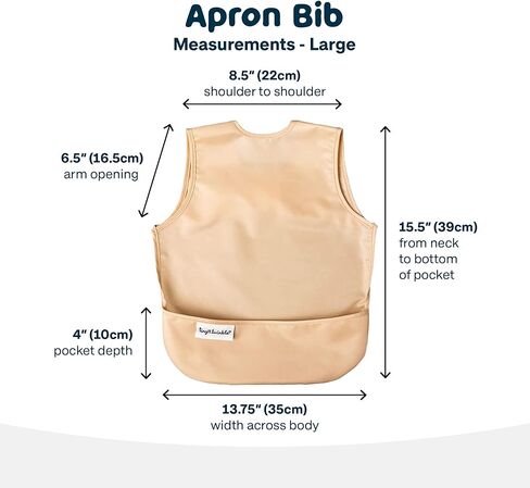 Tiny Twinkle Mess Proof Baby Bibs | 2 Pack Waterproof Toddler Bib for Eating | Baby Apron for Feeding, Machine Washable, Perfect Shower Gift (Slate Olive, 6–24M) in Saudi Arabia
