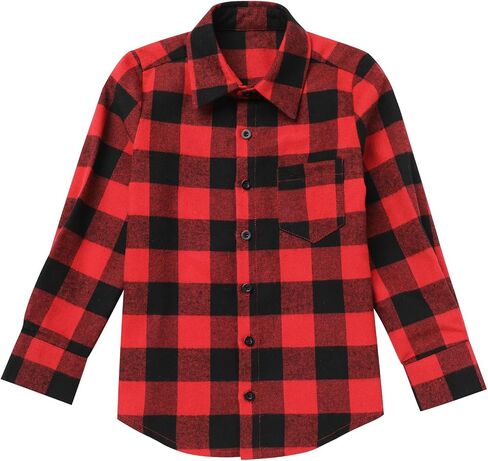 AWIBMK Family Matching Outfits Christmas Green Red Plaid Mommy and Me Dresses Fall Winter Xmas Family Outfits for Photoshoot in Kuwait