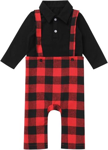 AWIBMK Family Matching Outfits Christmas Green Red Plaid Mommy and Me Dresses Fall Winter Xmas Family Outfits for Photoshoot in Kuwait