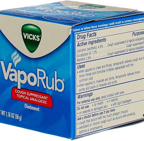 Vicks VapoRub Ointment, 1.76 Ounces, 5 Pack in Saudi Arabia