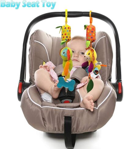 Infant Rattle Socks Toys 0 to 12 Months, Baby Wrist Rattle Foot Finder Socks Set, Birthday Holiday Present for Newborn Boy Girl 0/3/4/6/7/8/9/12/18 Months Kids Toddler, Gift Box Package (4A) in Saudi Arabia