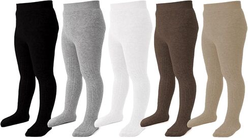 Mini Angel Baby Tights طفلة صغيرة كابل متماسكة طماق القطن جوارب طويلة 5 حزمة in Kuwait