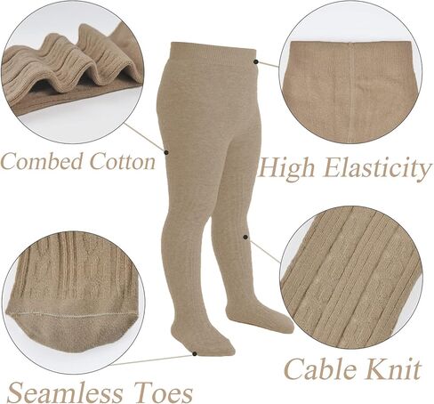 Mini Angel Baby Tights طفلة صغيرة كابل متماسكة طماق القطن جوارب طويلة 5 حزمة in Kuwait