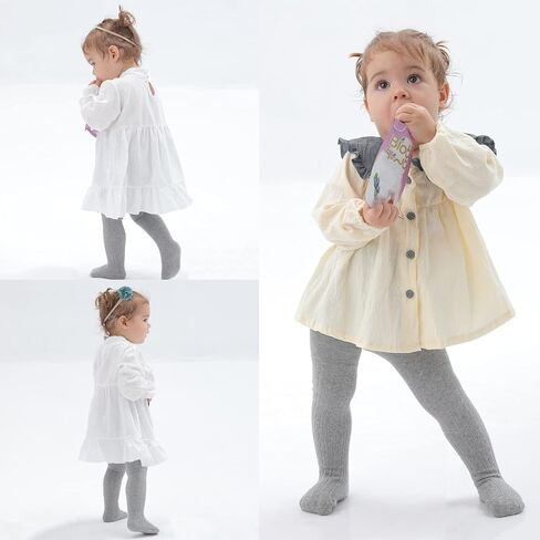 Mini Angel Baby Tights طفلة صغيرة كابل متماسكة طماق القطن جوارب طويلة 5 حزمة in Kuwait
