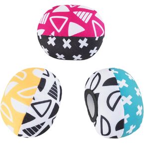 The MamaRoo Replacement Balls (for Mamaroo Swing) Offer More Interaction and Reversible Ball Options to complement The Multi-Coloured MamaRoo Cradle in a Set of 3 Balls.