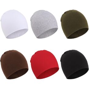 DRESHOW BQUBO 6 Pack Baby Hats for Boys Girls Unisex Baby Hat Soft Knit Cap Nursery Beanie for Newborn Infant Toddler Kid in Kuwait