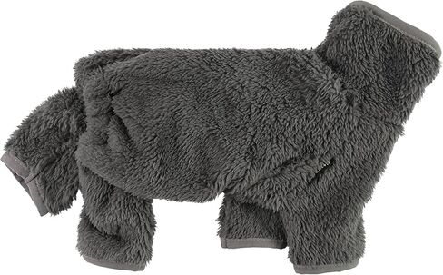 Fitwarm Dog Fuzzy Velvet Pajamas، ملابس شتوية للكلاب الصغيرة، صبي فتاة، بذلة للحيوانات الأليفة، ملابس للقطط، أزرق داكن، متوسط in Kuwait
