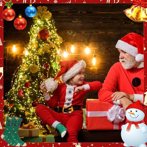 Panitay 20 Pairs Kids Christmas Socks Warm Soft Holiday Socks Colorful Cotton Socks Winter Xmas Children Socks for Boy Girl Gifts in Saudi Arabia