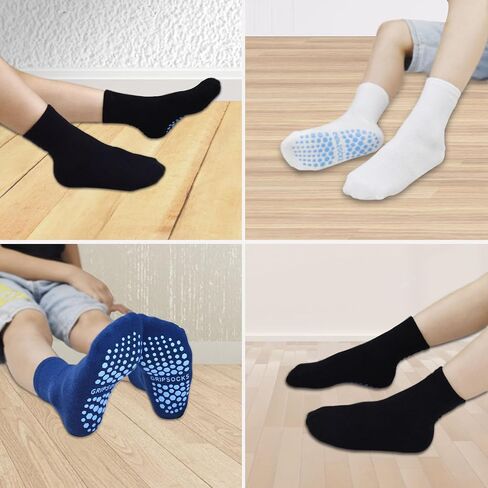 SkiBeaut 15 Pairs Toddler Socks, Kids Gripper Non Slip Toddlers Boy Girls Anti Skid Socks for 1-10 Years in Saudi Arabia