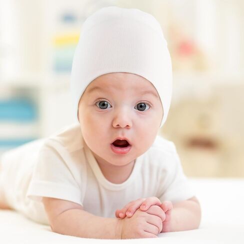 DRESHOW BQUBO 6 Pack Baby Hats for Boys Girls Unisex Baby Hat Soft Knit Cap Nursery Beanie for Newborn Infant Toddler Kid in Saudi Arabia