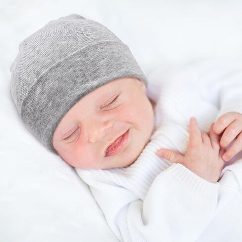 DRESHOW BQUBO 6 Pack Baby Hats for Boys Girls Unisex Baby Hat Soft Knit Cap Nursery Beanie for Newborn Infant Toddler Kid in Saudi Arabia