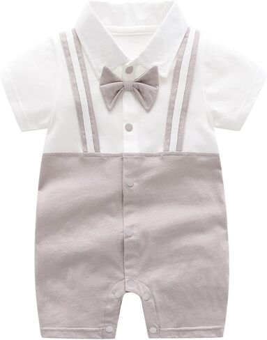 بدلات Zusnxaxe للأطفال الأولاد، ملابس رسمية للرضع من قطعة واحدة، ملابس زفاف لحديثي الولادة، ملابس زفاف in Kuwait