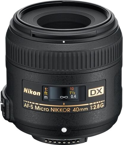 عدسة مقربة من نيكون AF-S DX Micro-NIKKOR مقاس 40 ملم مع فلتر عدسة للحماية من الأشعة فوق البنفسجية - 52 ملم in Saudi Arabia
