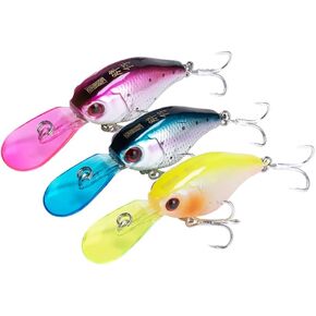 Kingdom Crankbaits Slow Sinking Fishing Lures Mini Minnow Swing Small Cranks Hard Baits 5g 50mmm Wobblers Fishing Tackle