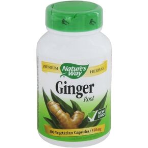 Natures Way Ginger Root,Vegetarian Capsules in Kuwait