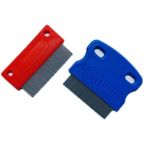 أمشاط تنظيف وإزالة البقع للكلاب من أوترلي بيتس لإزالة الأوساخ ومخاط العيون وقشرة العين بلطف (عبوة من قطعتين) in Kuwait