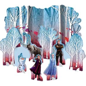Disney Frozen 2 Multicolor Table Decorating Kit (9 Pc. Set) - Vibrant Design, High-Quality & Sturdy, Perfect Party Essential For Themed Parties & Events in Kuwait