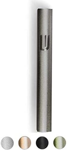حافظة ألومنيوم Mezuzah Premium من Spirit Labs - سهلة التركيب - هيكل فضي - مقاوم للطقس in Kuwait