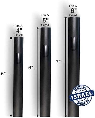 حافظة ألومنيوم Mezuzah Premium من Spirit Labs - سهلة التركيب - هيكل فضي - مقاوم للطقس in Kuwait