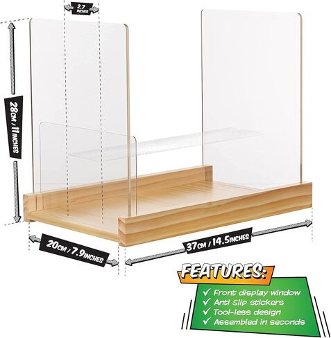 حامل تخزين الكتب المصورة لعرض القصص المصورة (طبيعي) in Kuwait