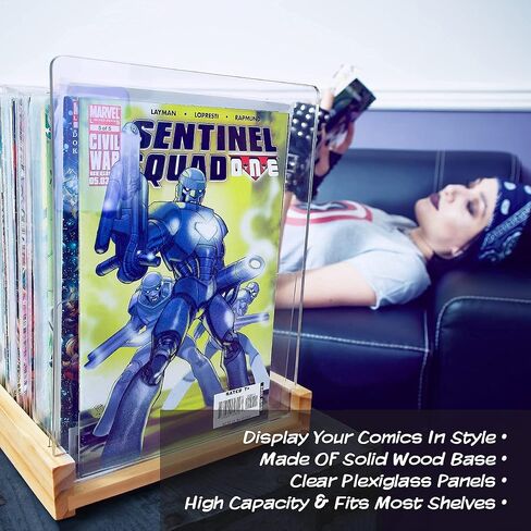 حامل تخزين الكتب المصورة لعرض القصص المصورة (طبيعي) in Kuwait