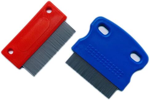 أمشاط تنظيف وإزالة البقع للكلاب من أوترلي بيتس لإزالة الأوساخ ومخاط العيون وقشرة العين بلطف (عبوة من قطعتين) in Kuwait