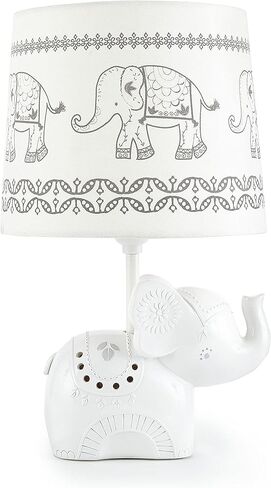 قاعدة المصباح وظلال بيبي إيلي إليفانت من ليفتكس، باللون الرمادي in Kuwait