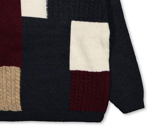 سترة CHUBBYBUN BABY للأولاد بياقة دائرية وألوان متعددة مع أزرار للكتف in Kuwait