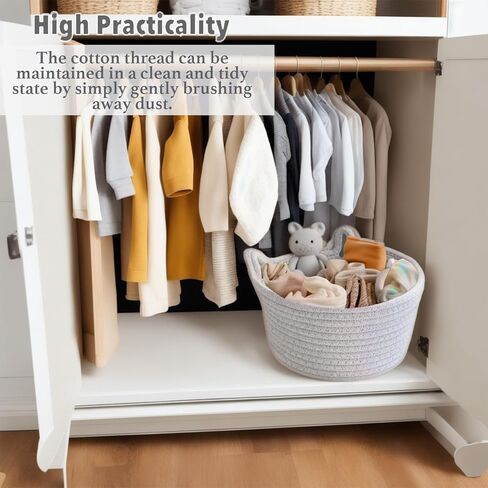 سلة حيوانات كرتونية كبيرة لطيفة من HUGABOOM، سلة تخزين مزخرفة، سلة حبل منسوجة، سلة غسيل، سلة حضانة للأطفال للألعاب والملابس، سلة هدايا للأطفال والحيوانات الأليفة (03#Green Friend) in Kuwait