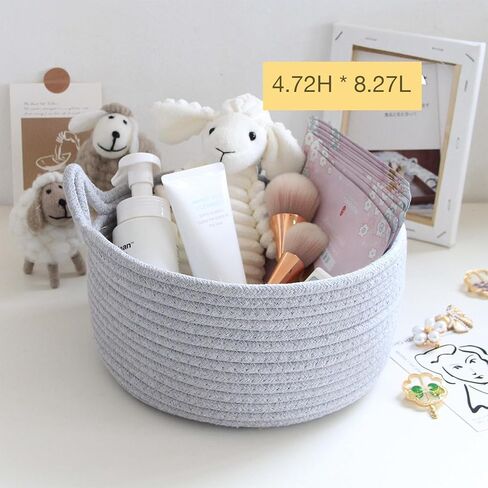 سلة حيوانات كرتونية كبيرة لطيفة من HUGABOOM، سلة تخزين مزخرفة، سلة حبل منسوجة، سلة غسيل، سلة حضانة للأطفال للألعاب والملابس، سلة هدايا للأطفال والحيوانات الأليفة (03#Green Friend) in Kuwait