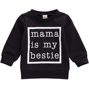Infant Toddler Baby Girl Pullover Sweatshirt Mamas&Daddys Girl Long Sleeve Shirts Tops Spring Fall Outfit Casual Clothes in Kuwait