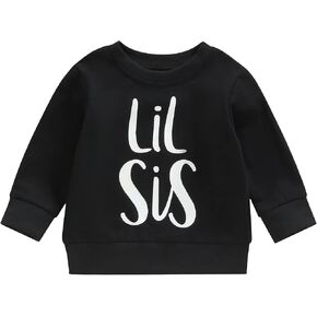 Kayotuas Sister Matching Shirts Fall Crewneck Sweatshirt Toddler Girl Long Sleeve Pullover Sweater Tops Cute Spring Clothes in Kuwait