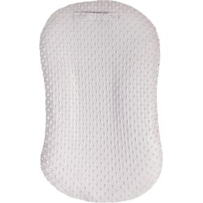 Water Resistant Removable Cover for Newborn Lounger | Minky Sensory Touch Slipcover for Baby Floor Seat | Premium Quality Soft Wipeable Fabric | Hypoallergenic (Blush) in Saudi Arabia