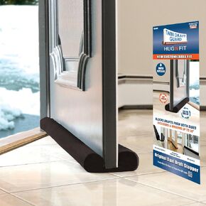 Twin Draft Guard Hug N Fit, Original Dual Draft Stopper, New Customizable Design, Back to School for dorms and Apartments, fits 28" - 36" Length with 1.5"Energy Saver Insulation Tube. in Kuwait