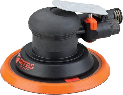 NS6H Nitro 6" (127 mm) Diameter Random Orbital Sander, Non-Vacuum, Hook Pad Face | Proportionate 3/16" (5 mm) Diameter Orbit | 12000 RPM Pneumatic Motor in Saudi Arabia