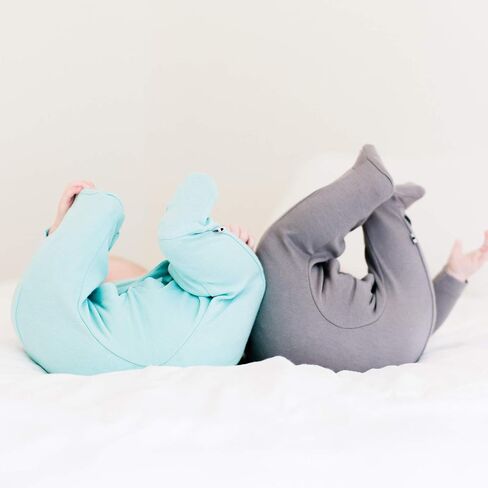 Babysoy Organic Long Sleeve Solid Footie/Coverall in Kuwait