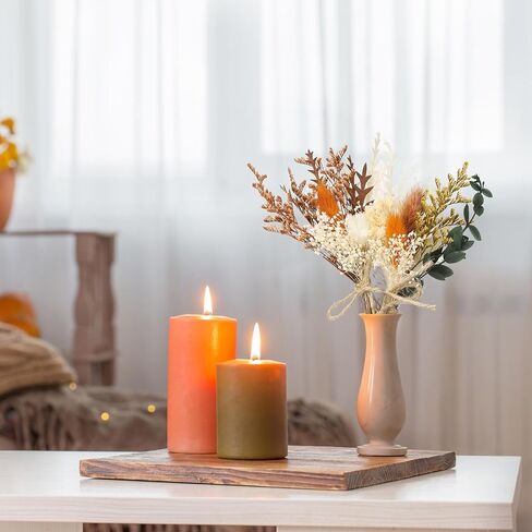 Auidy_6TXD 6 قطع من باقات الزهور المجففة بوهو، زهور مجففة صغيرة للحرف اليدوية، زهور طبيعية جافة للطاولة قطع مركزية لوصيفات العروس زهرة فتاة هدية لحفلات زفاف بوهو، ديكور زجاجة طاولة كعكة عيد الميلاد in Kuwait