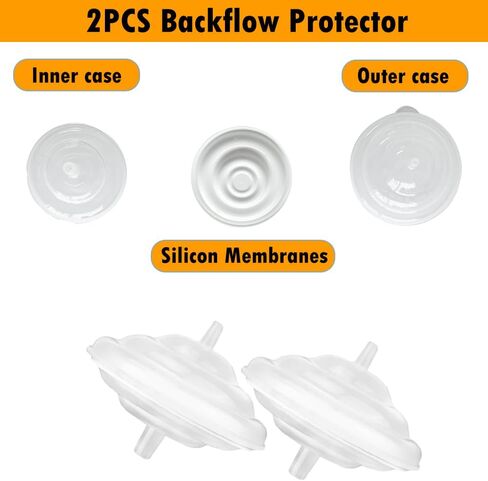 10pcs Duckbill Valves and 4pcs Silicone Membrane Replacement Parts Compatible with Spectra S1 S S2 9 Plus Breast Pumps,Not Original Spectra Pump Parts in Saudi Arabia