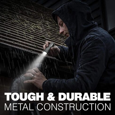 مصباح يدوي LED من Eveready، مصباح يدوي مدمج EDC، عبوة من 1 وزجاجة رذاذ منظف الزجاج والنوافذ من Windex، أزرق أصلي، 23 أونصة سائلة in Kuwait