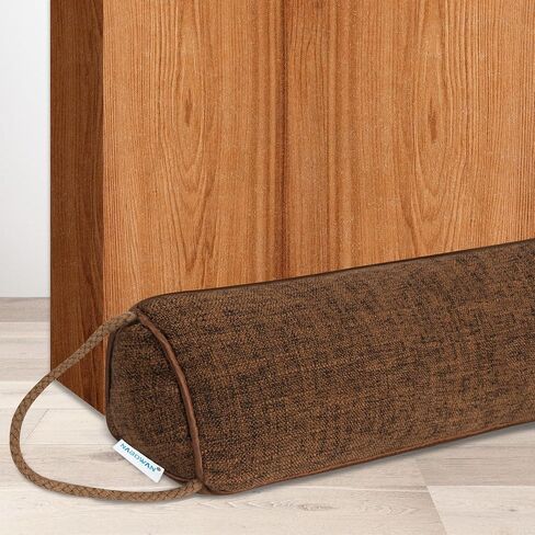 NABOWAN 30" Weighted Under Door Draft Stopper -Triangular Door Draft Blocker with Hook Loops for Easy Install, Save Energy, Home Room Essentials in Kuwait