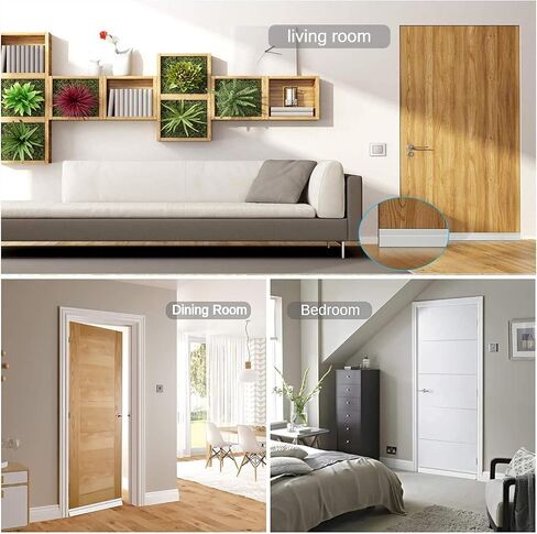 Under Door Draft Stopper, 39" Under Door Seal for Exterior/Interior Doors Door Sweep Strip Soundproof Dustyproof Door Bottom Weather Stripping Self Adhesive Foam Under Door Draft Blocker，White 2 Pack in Saudi Arabia
