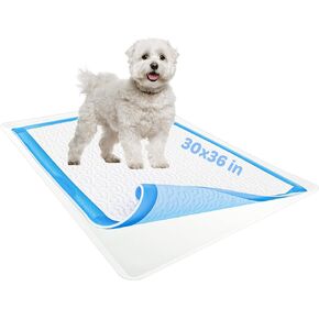 Skywin- Pee Pad Holder Tray 30 x36 Inches, Puppy Pad Holder, Easy to Clean and Store Pee Pad Holder for Dogs, Silicon Training Pad Holder, No Spill Puppy Pad Holder (Light Grey)