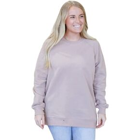Movemama Crew Neck Nursing Sweatshirt, Breastfeeding Hoodie, Double Side Zipper Access in Kuwait