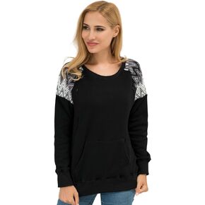 سترة Bearsland النسائية من الصوف ملابس الأمومة، سويت شيرت للرضاعة الطبيعية in Kuwait