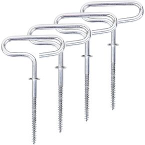 Antfly 4 pcs Ice Fishing Shelter Anchor Ice Shanty Anchor Outdoor Camping Tent Threaded Tent Peg for Ice Fishing Winter Fishing Tent in Kuwait