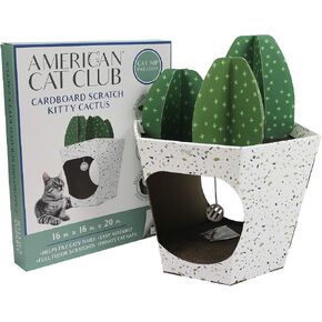American Cat Club Cat House with Scratcher & Catnip Included - Coffee House in Saudi Arabia