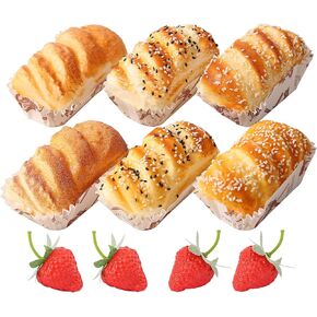 Joeabor Fake Cupcakes, Artificial Cupcakes for Display, Realistic Fake Food, Artificial Cake Fake Desserts Pastries for Decoration, Decorative Faux Cakes Set A 6 Pack in Kuwait
