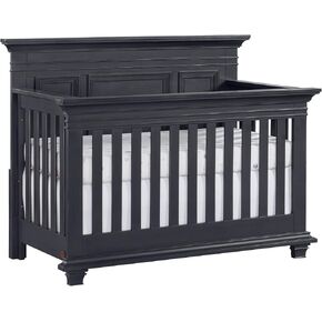 Oxford Baby Weston 4-in-1 Convertible Baby Crib, Midnight Slate, Green Guard Gold Certified in Kuwait